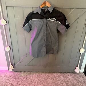 Harley-Davidson Black and Gray Work Shirt Svreamin Eagle